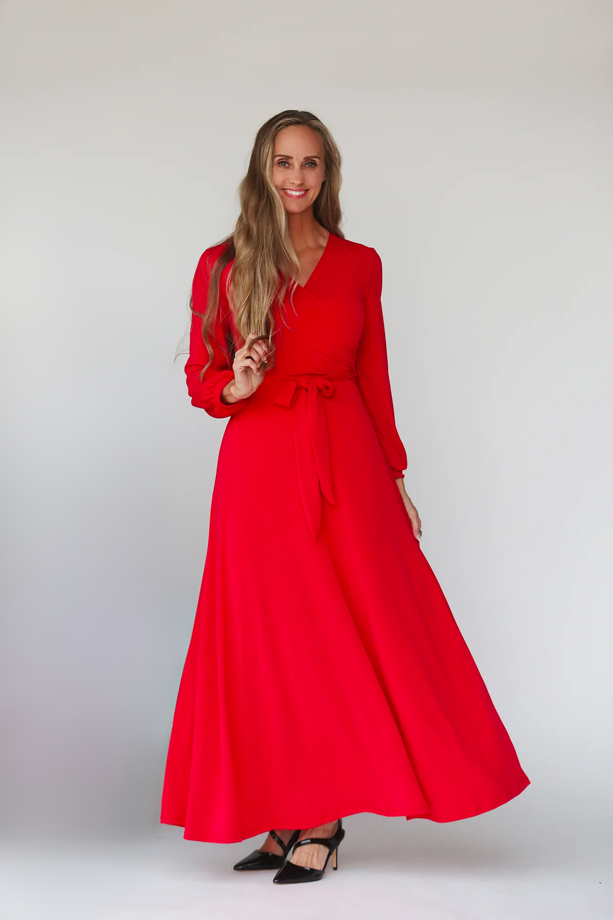 Aubri Red Women's Dress