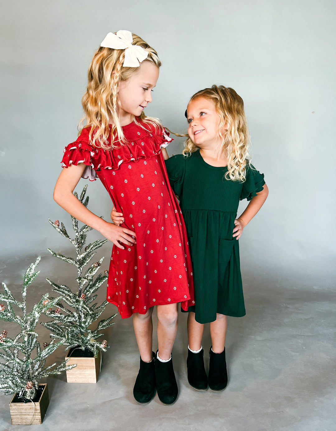 Posey Red Star Holiday Dress