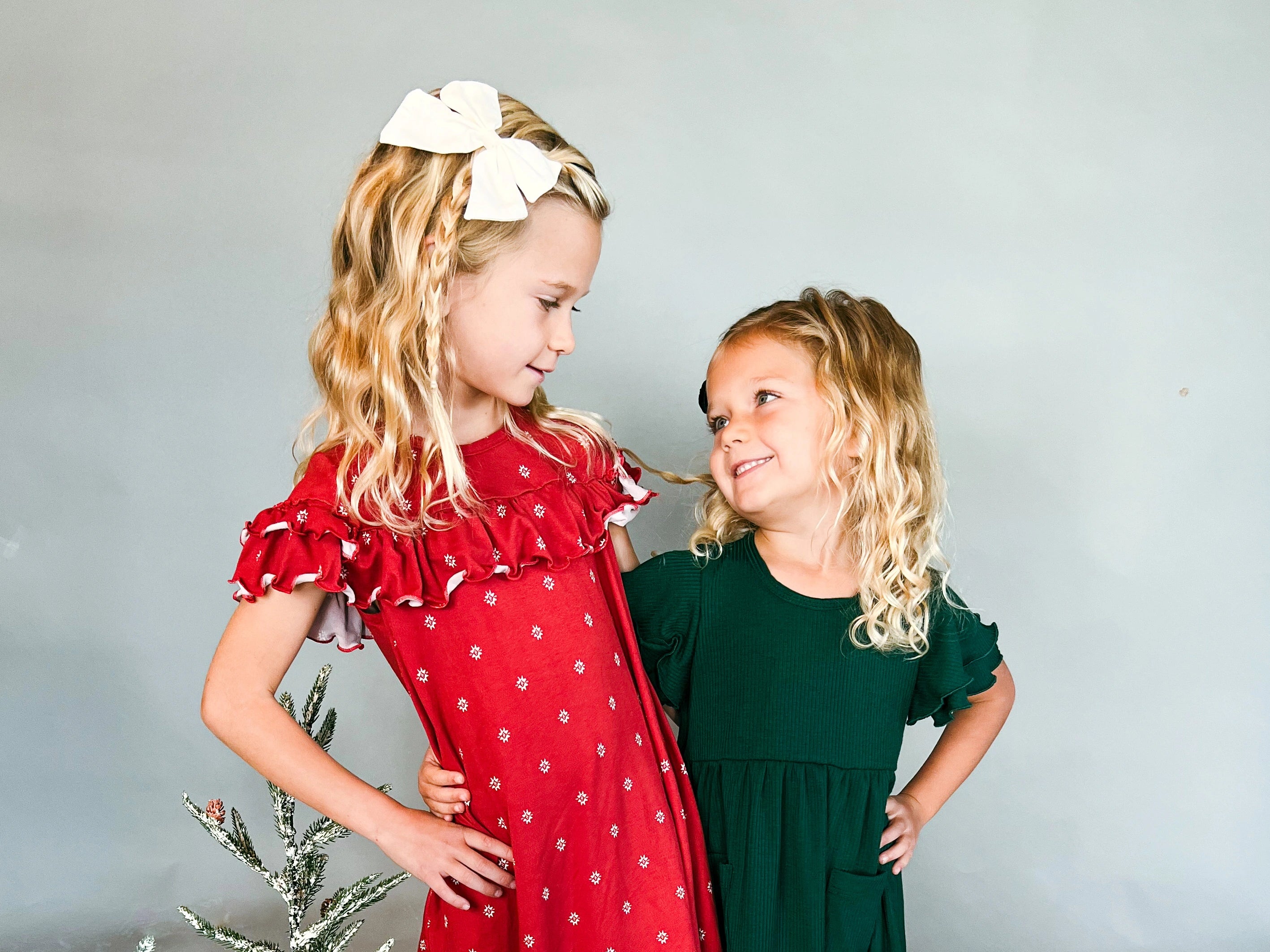 Posey Red Star Holiday Dress