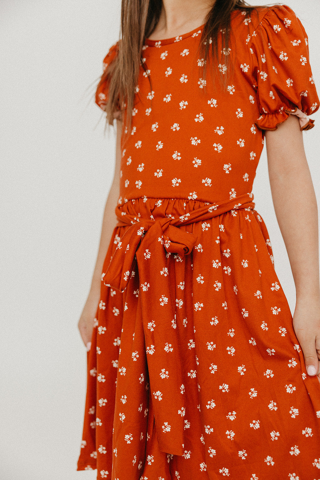 Avery Auburn Floral Dress