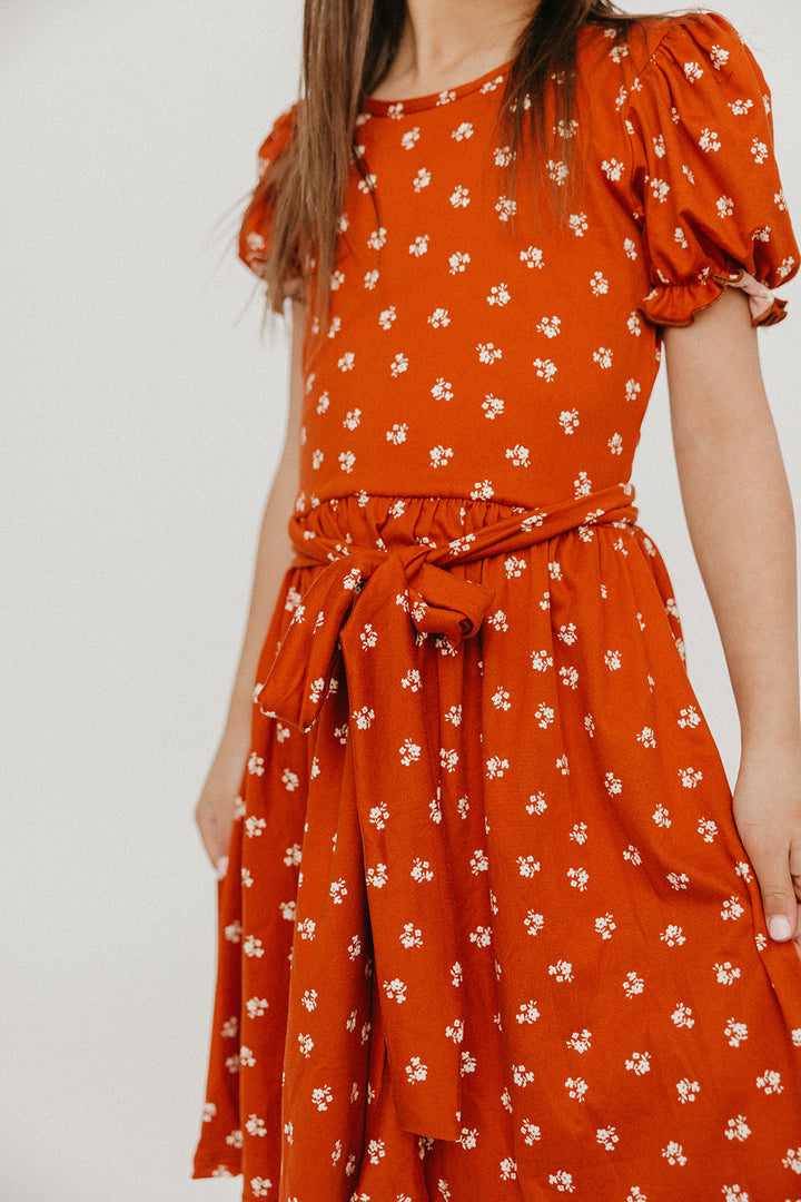 Avery Auburn Floral Dress