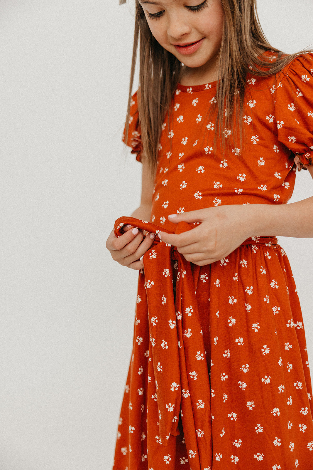 Avery Auburn Floral Dress