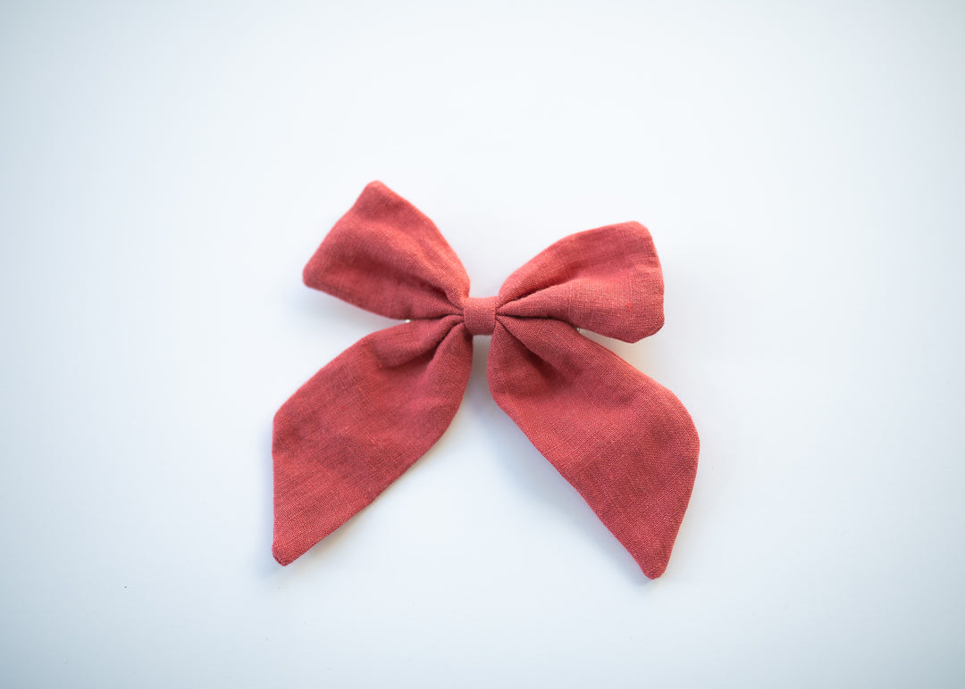 Linen/Swiss Dot Bows