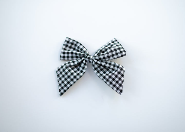 Linen/Swiss Dot Bows