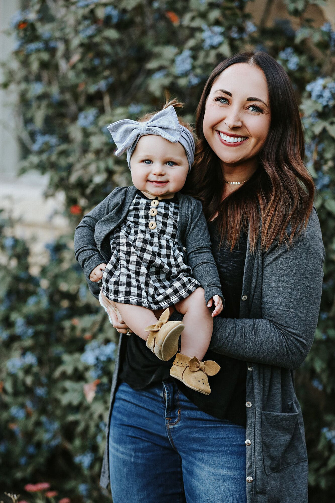 Heathered Coal Grey Cardigan