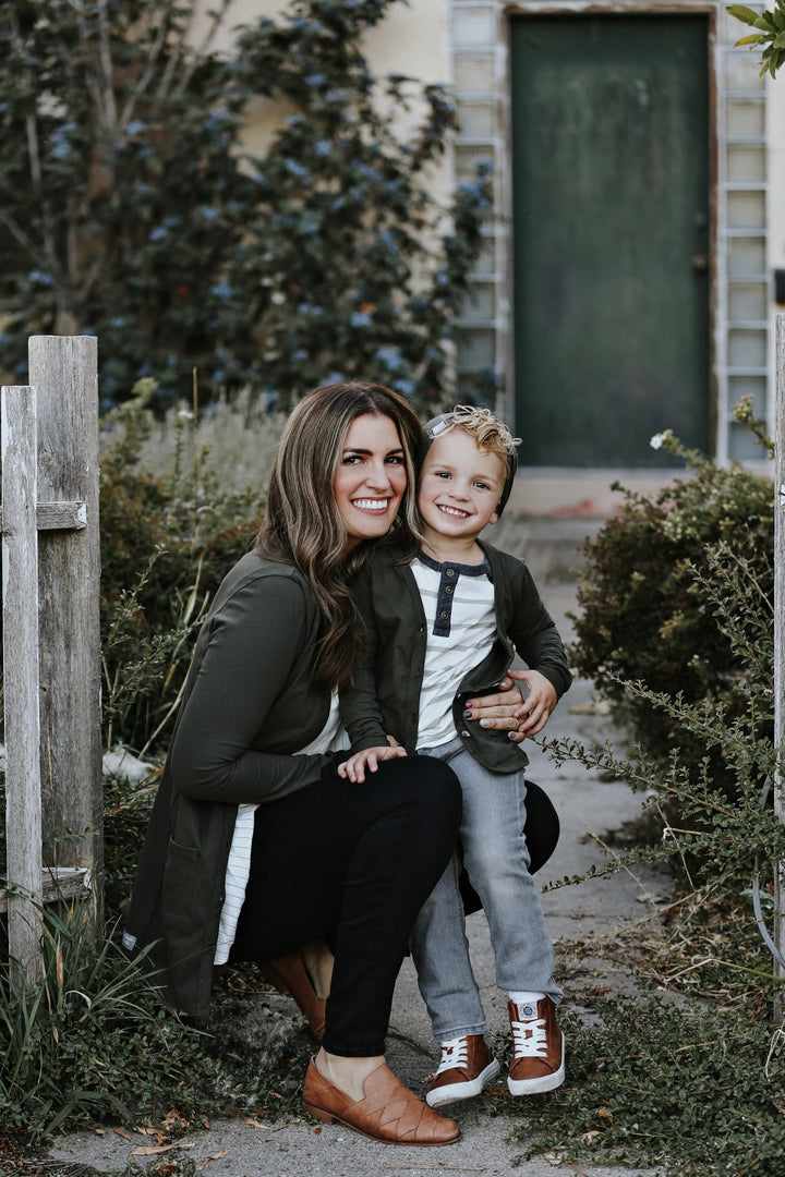 Dark Olive Cardigan