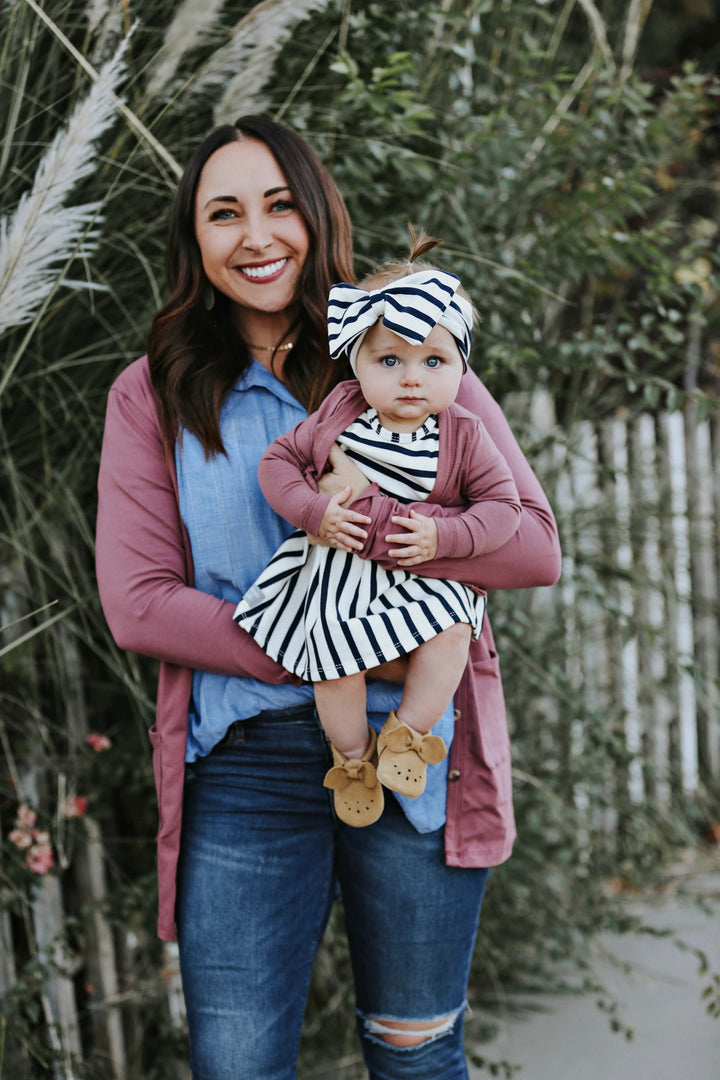 Mauve Cardigan