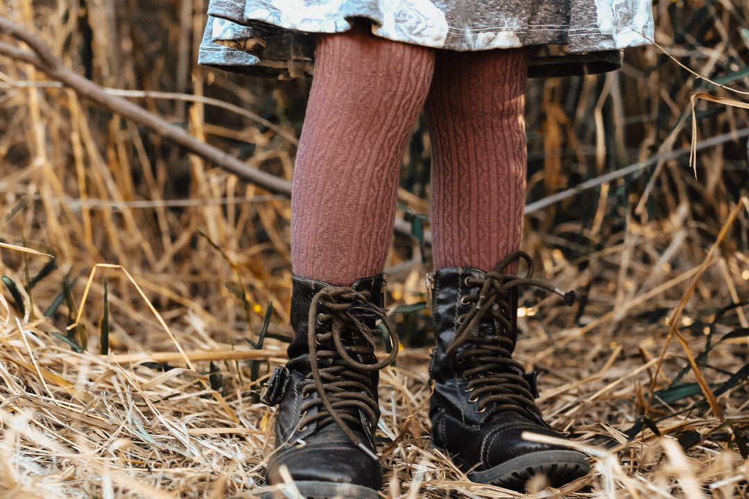 Cable Knit Tights