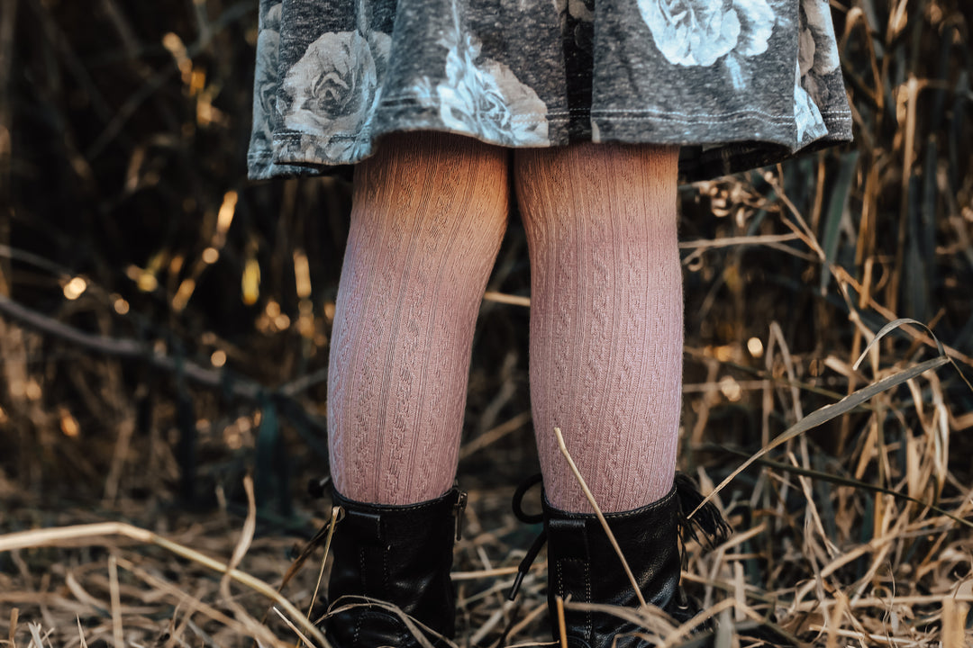 Cable Knit Tights