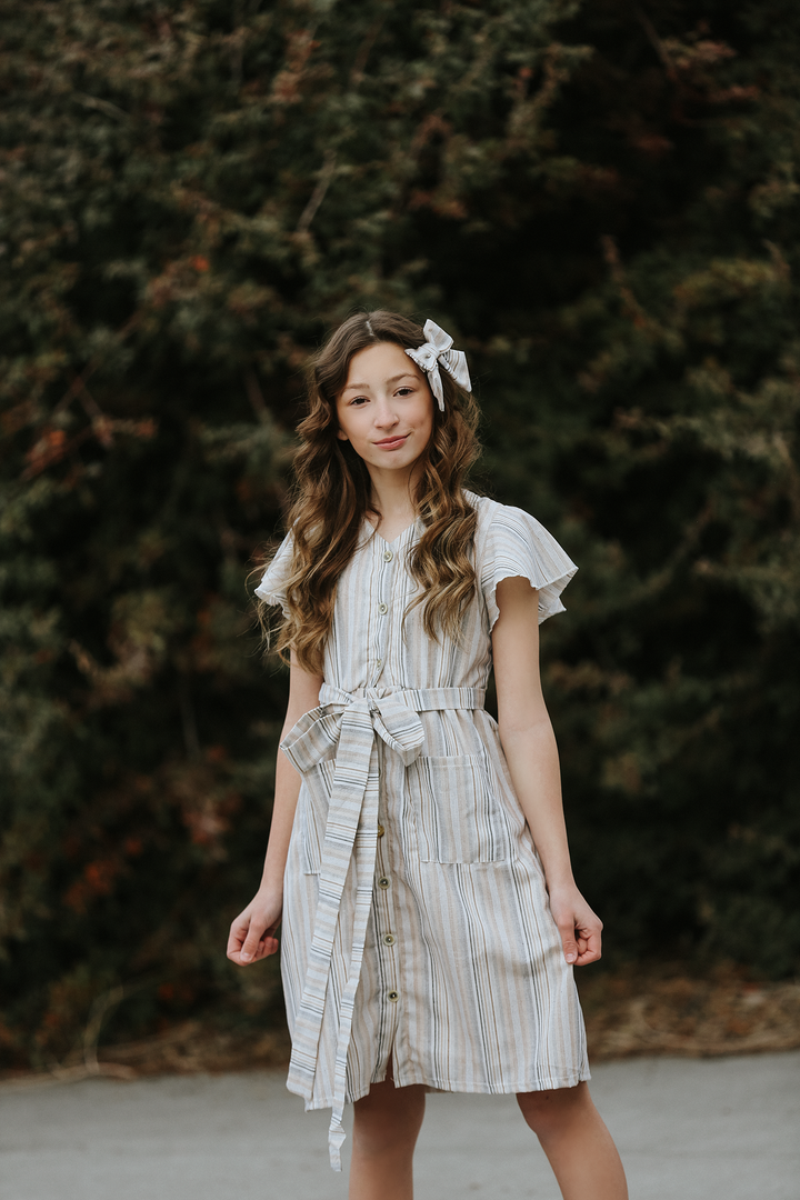 Jasper Linen Full Button Dress