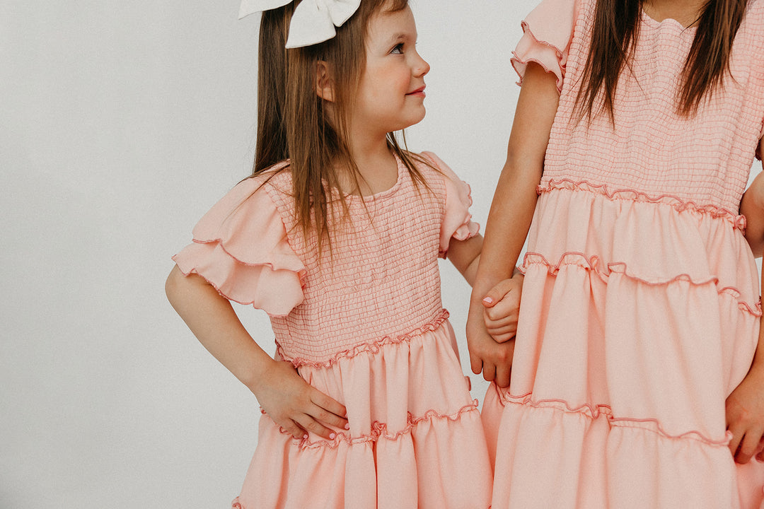 Scottie Pink Smocked Dress