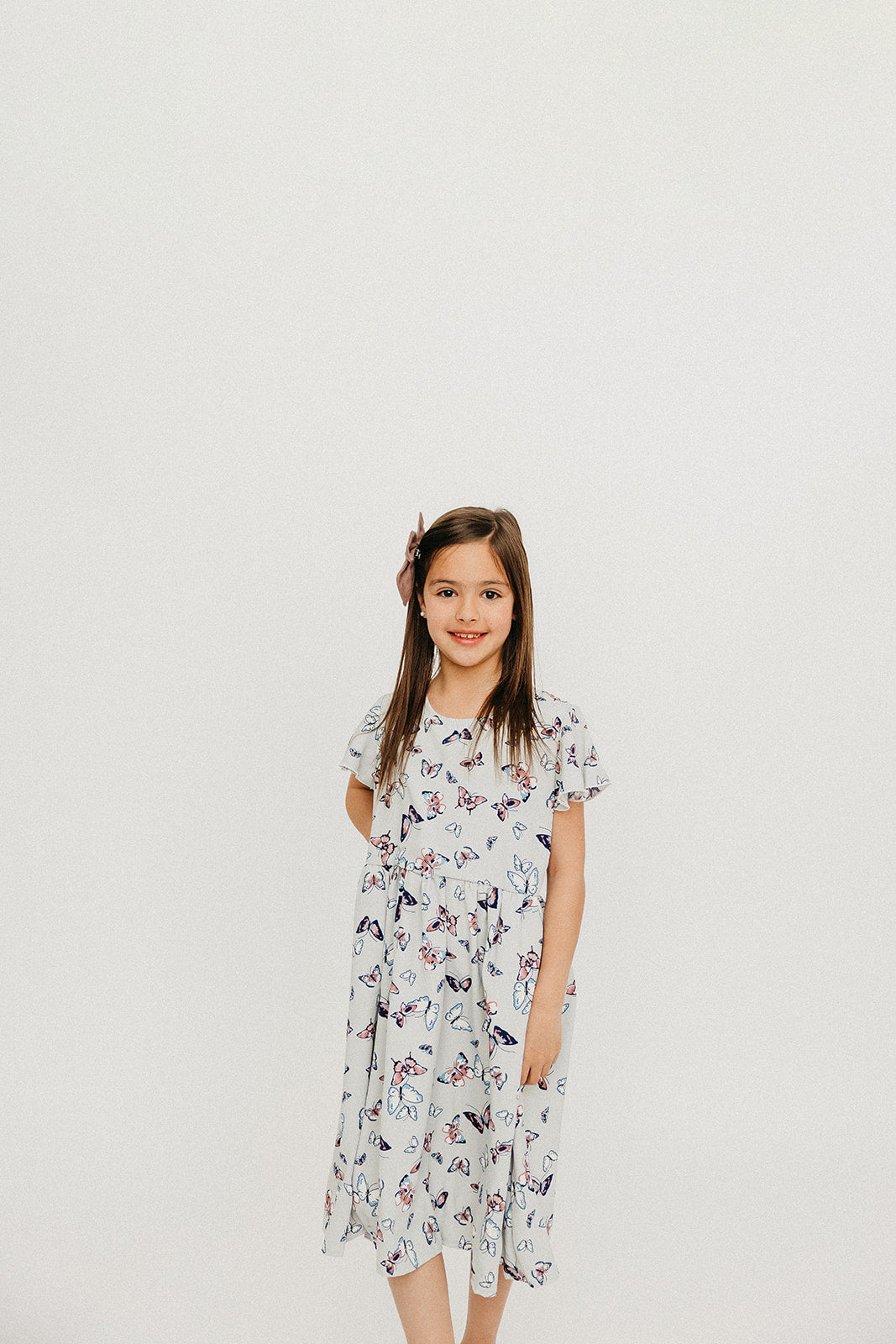 Etta Blue Butterfly Dress