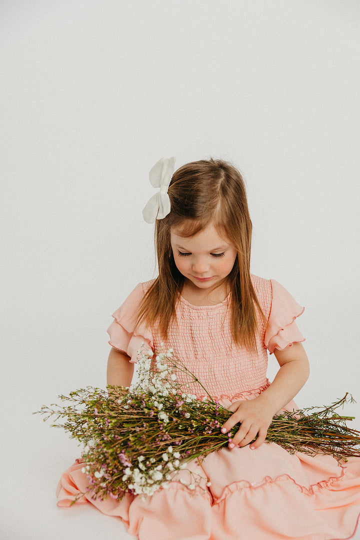 Scottie Pink Smocked Dress