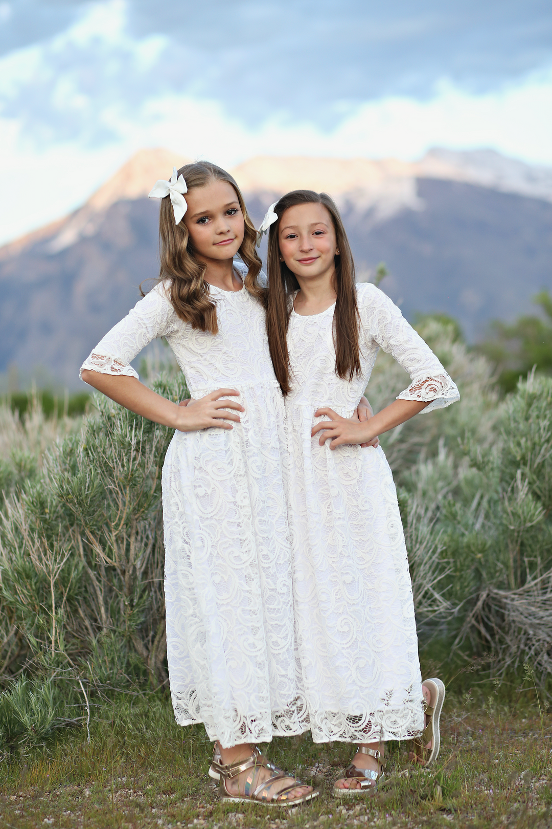 Jane Eyre White Full Length Dress