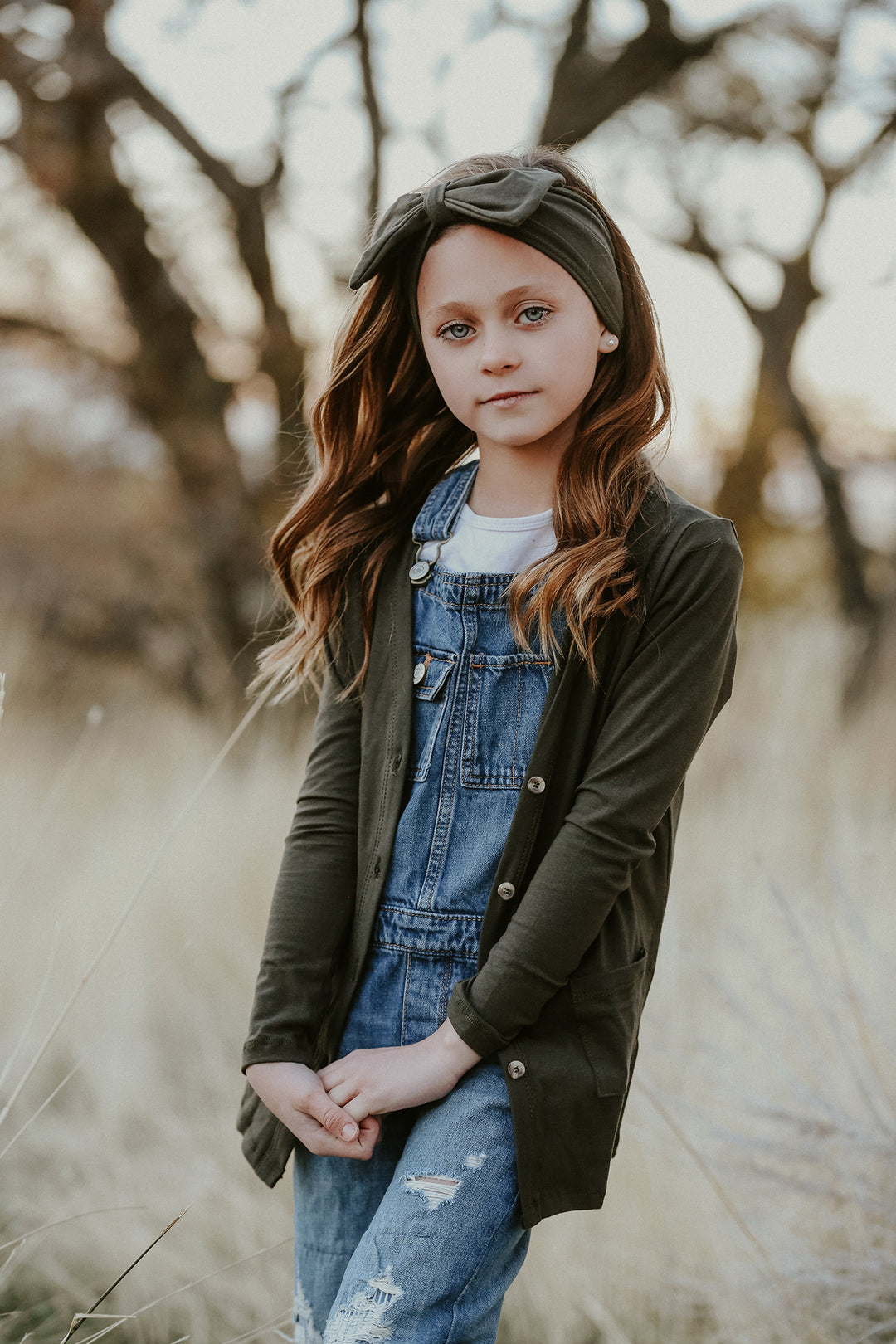 Dark Olive Cardigan