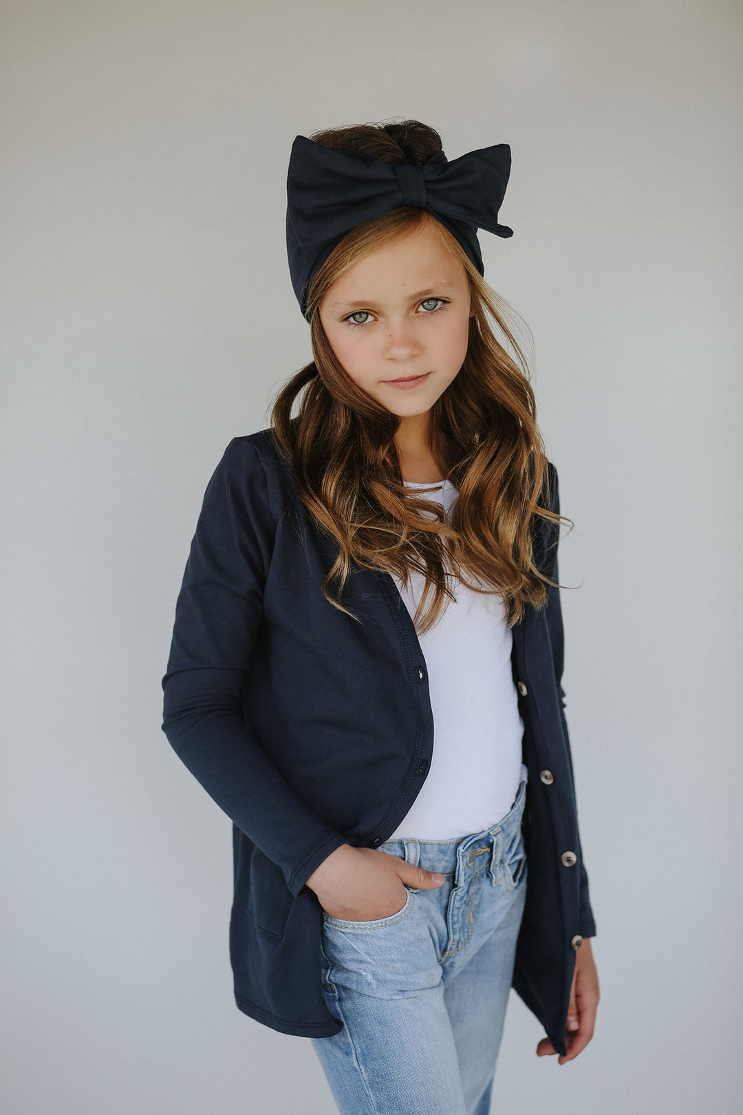 Navy Cardigan