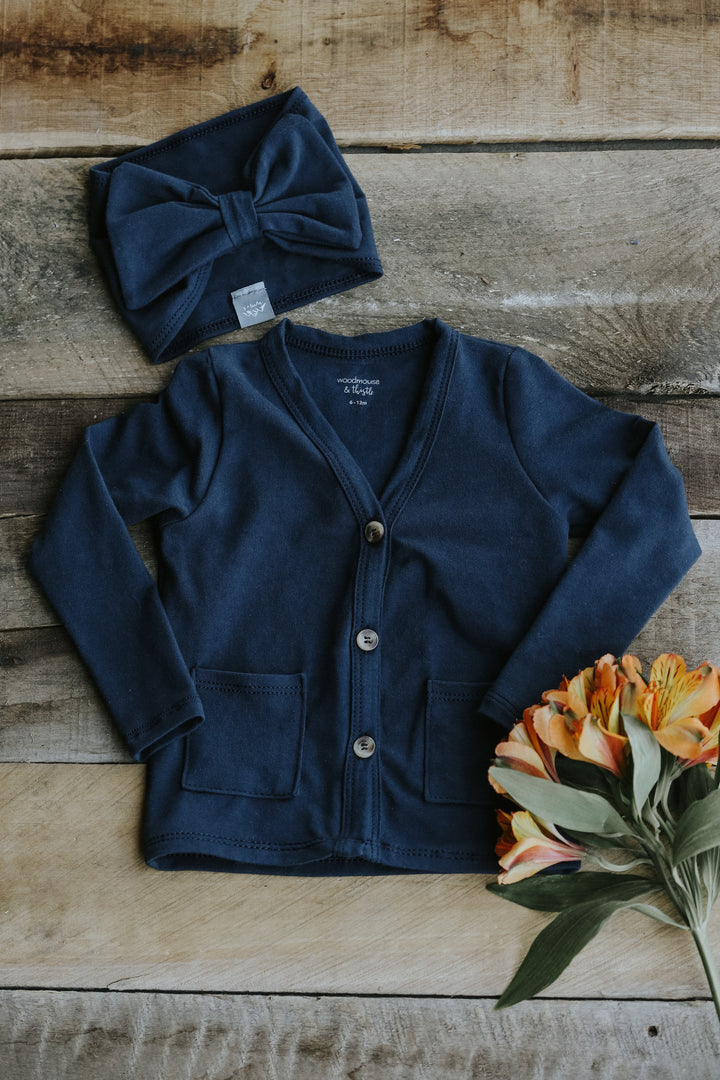 Navy Cardigan