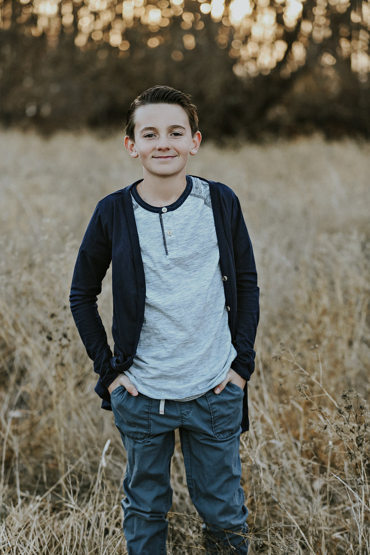 Navy Cardigan