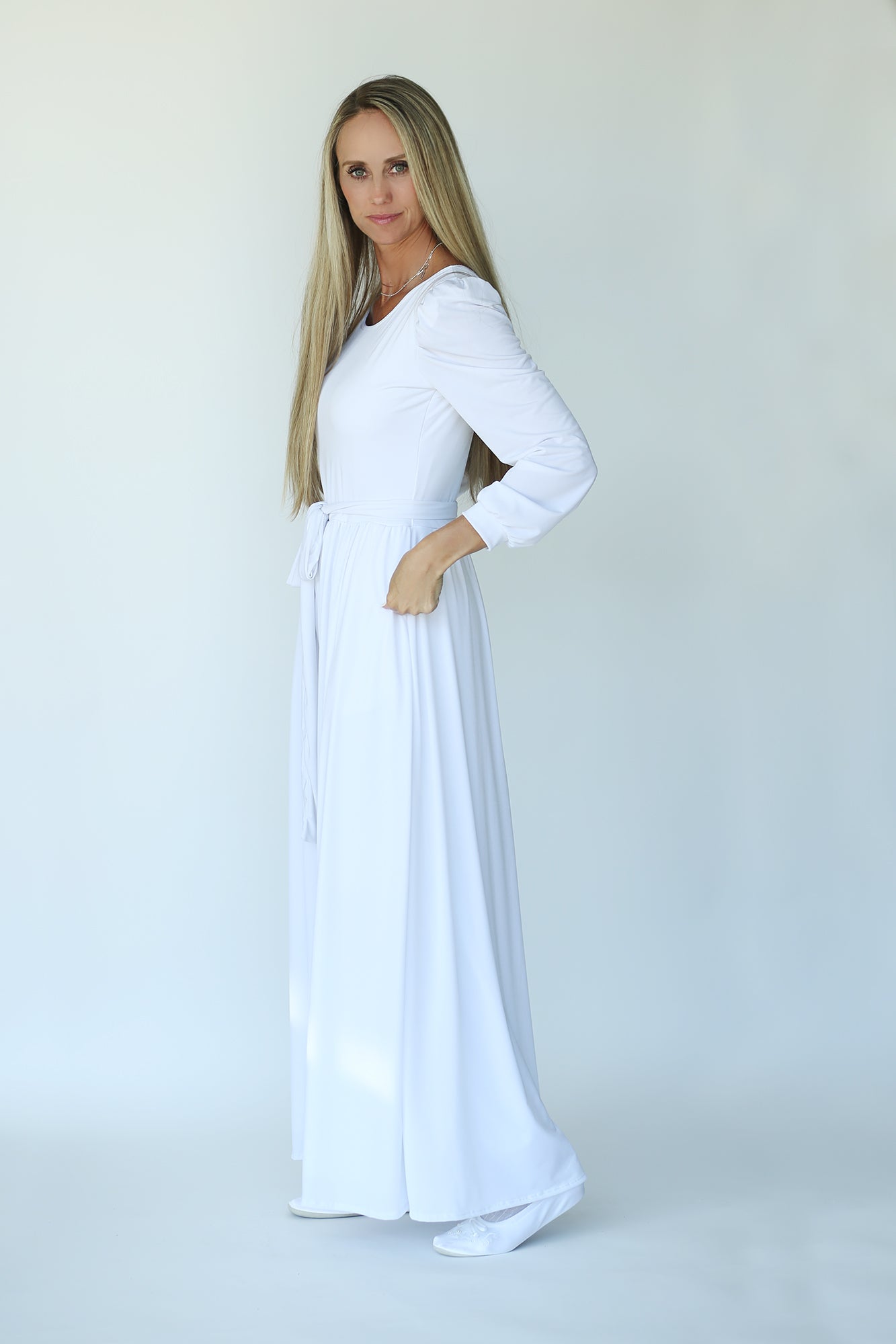 Mary Women's White Dress