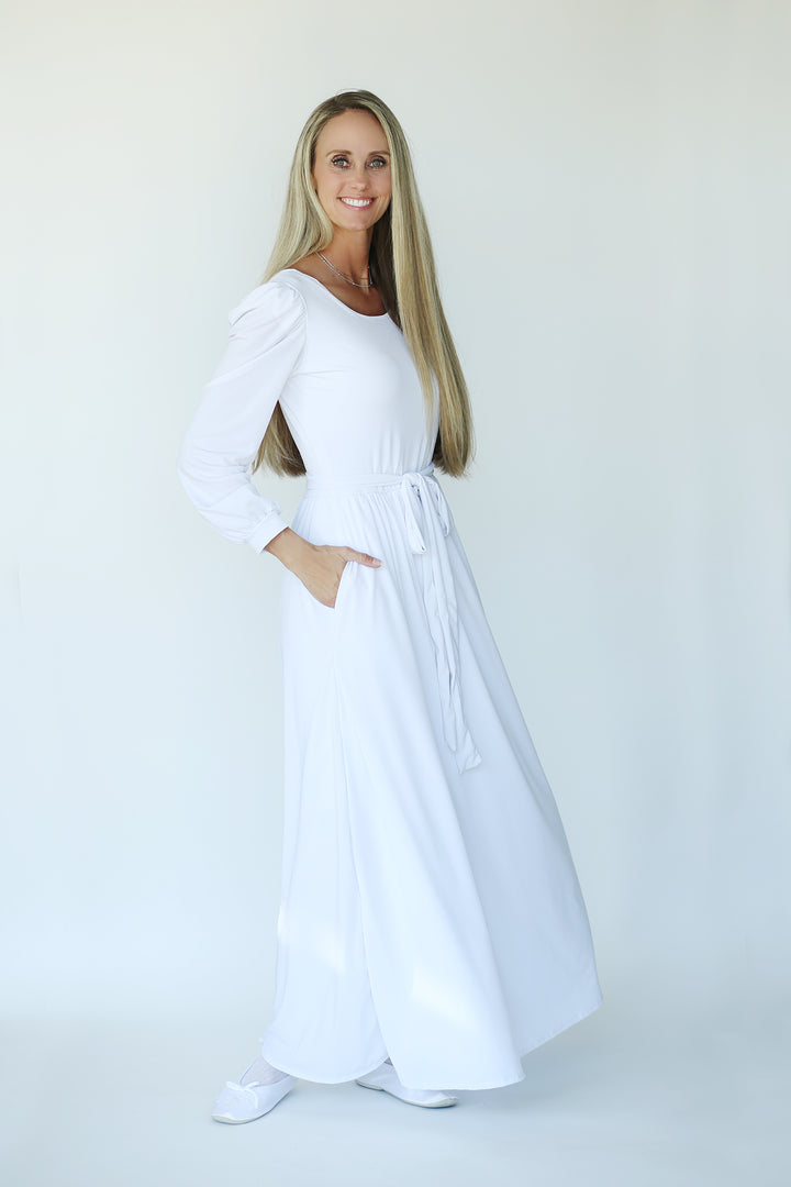 Mary Women's White Dress