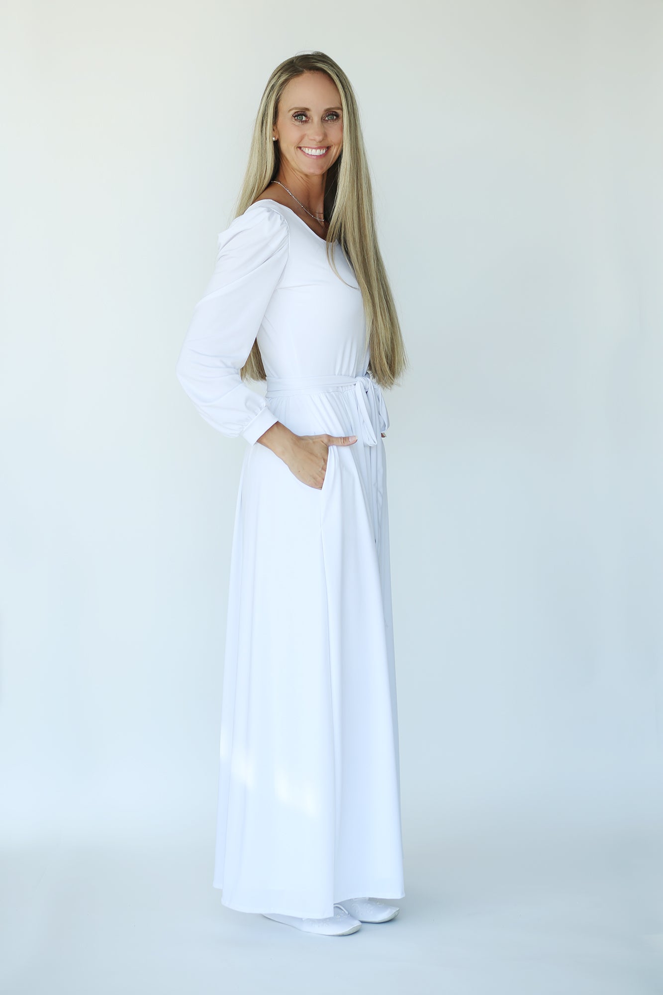 Mary Women's White Dress