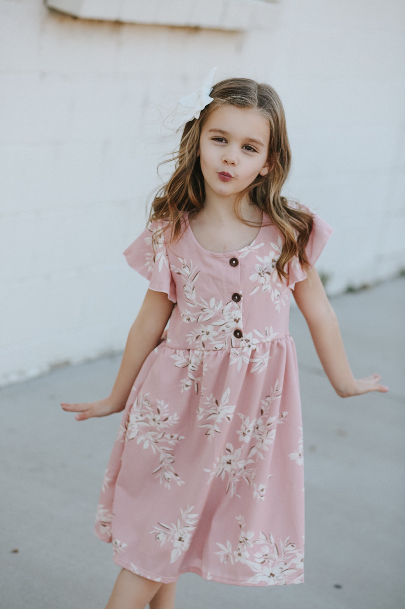 Mia Pink Floral Dress