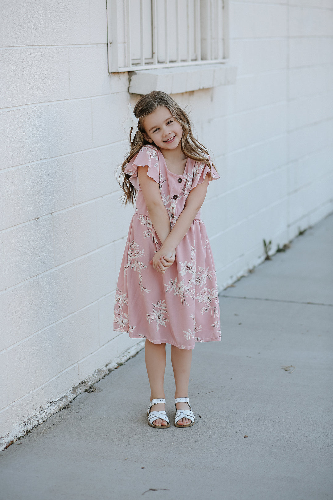 Mia Pink Floral Dress