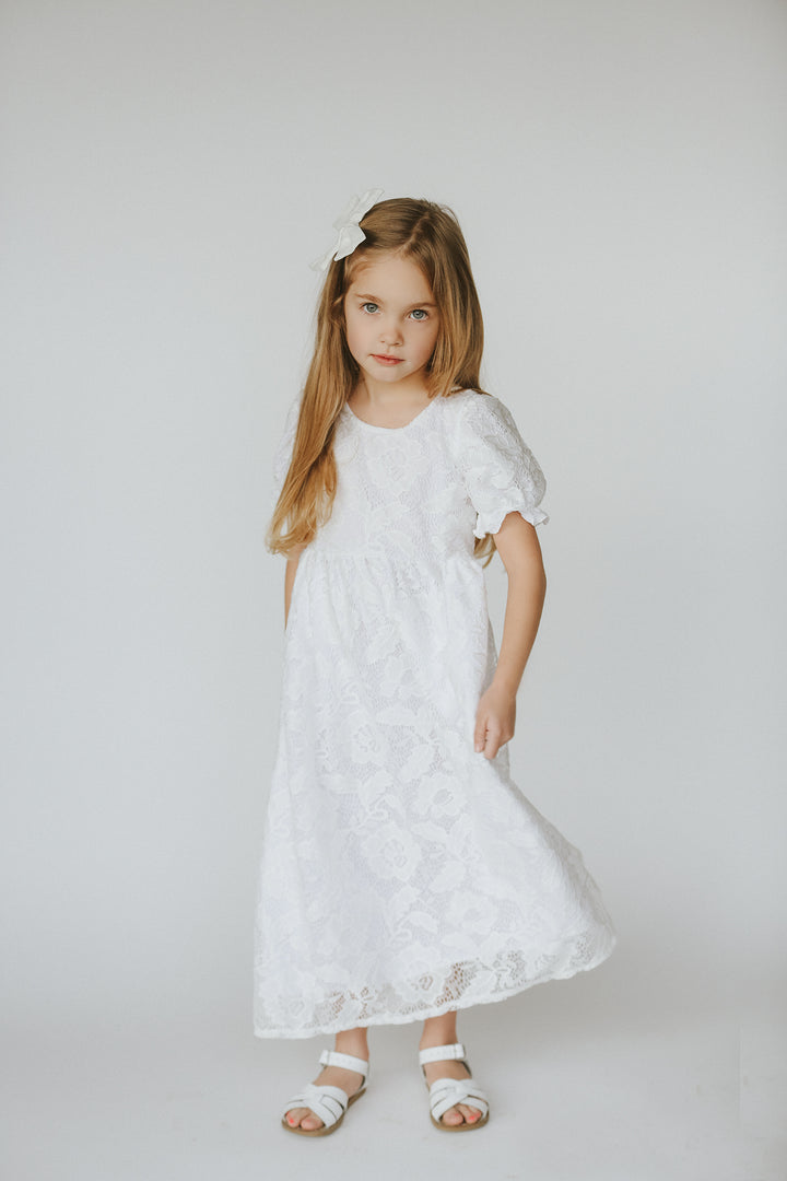 Juliet White Lace Dress