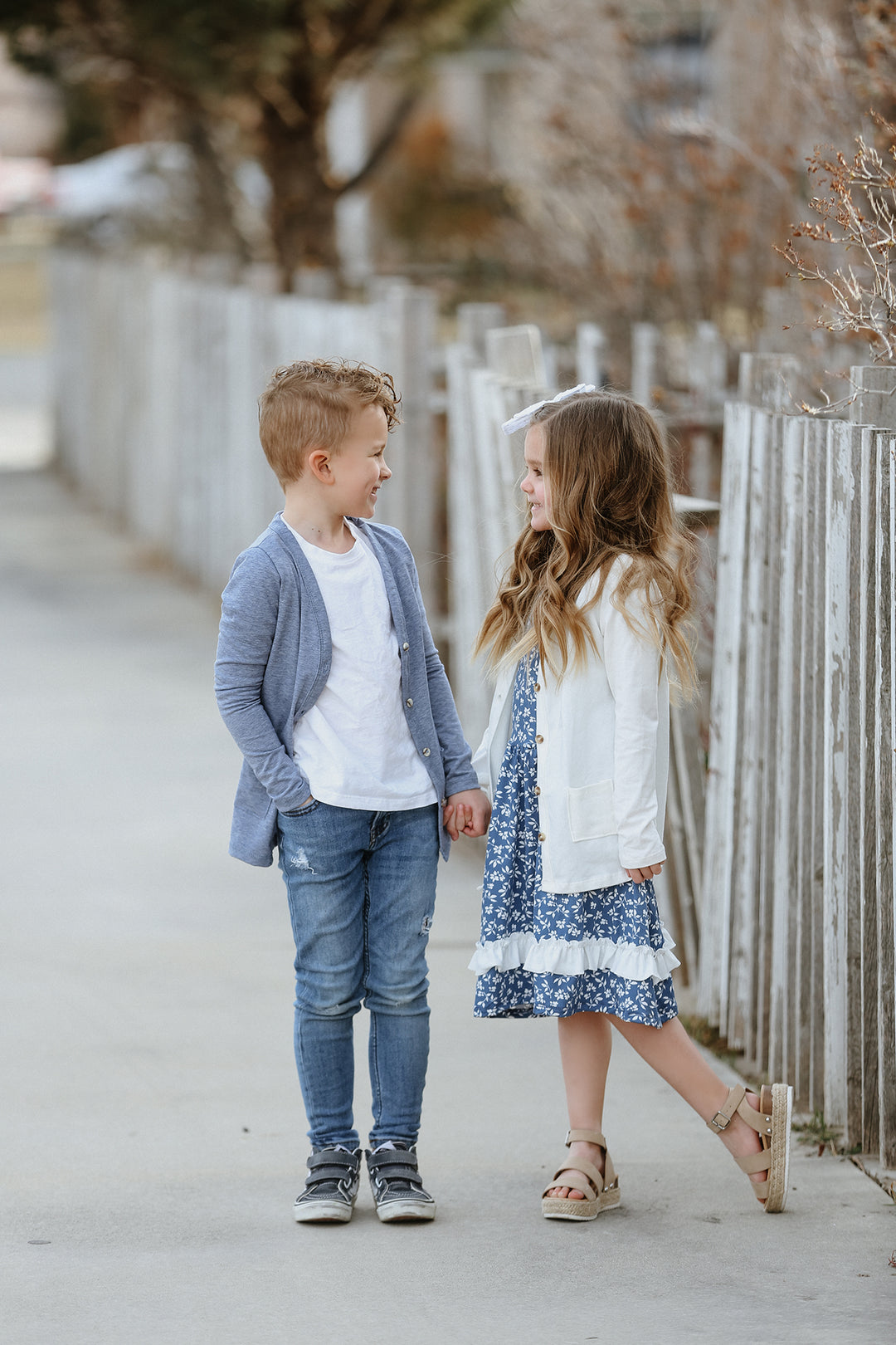 Denim Heather Blue Cardigan