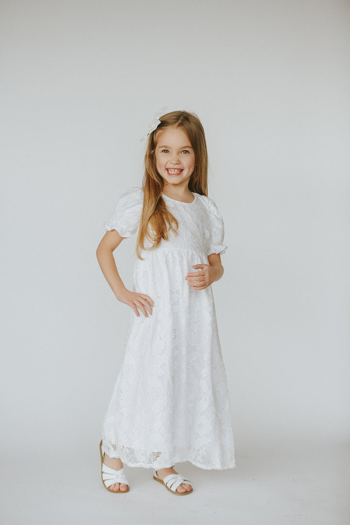 Juliet White Lace Dress