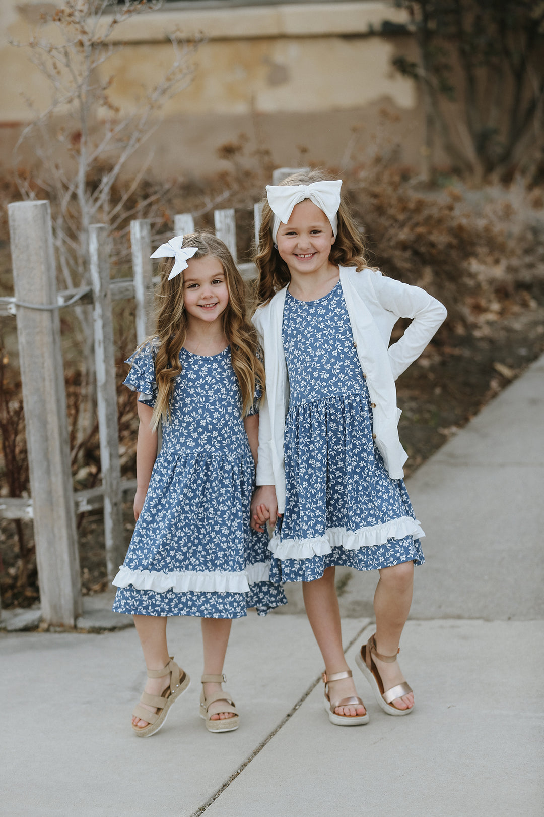 Olivia Blue Floral Dress