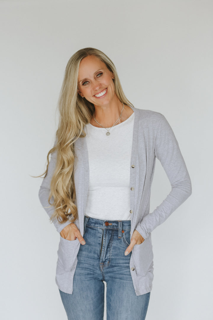 Light Grey Women's Cardigans