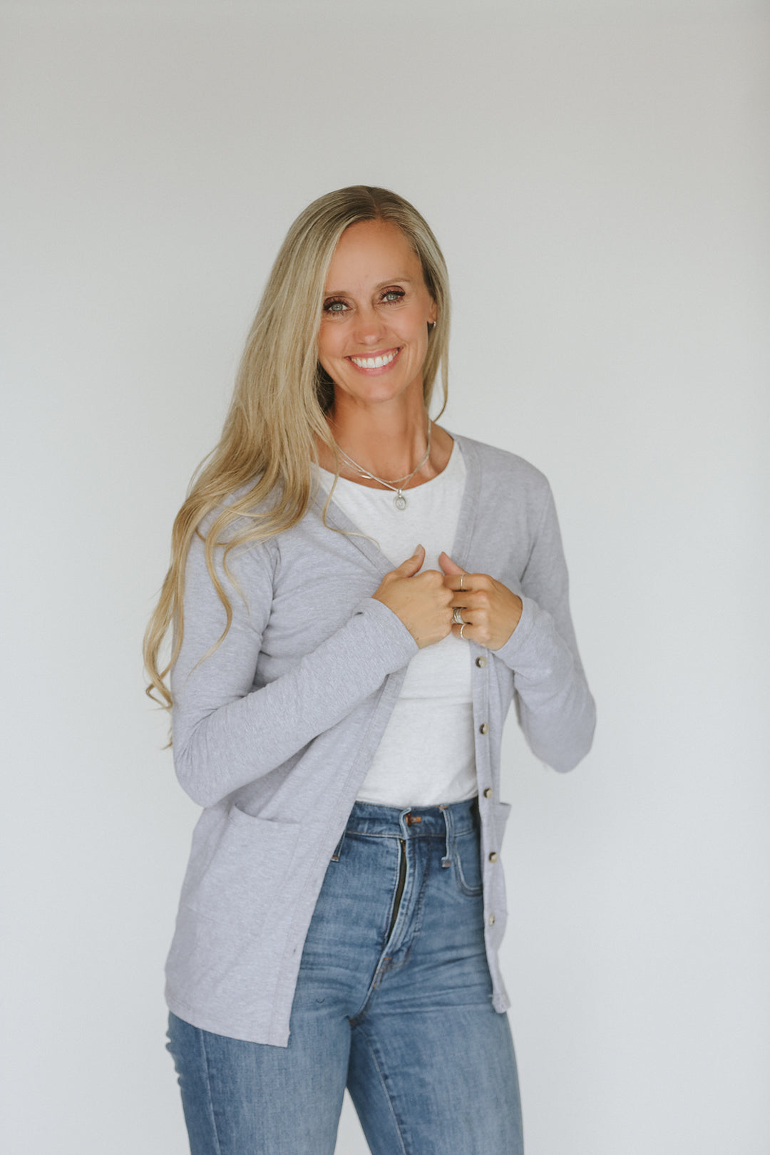 Light Grey Women's Cardigans