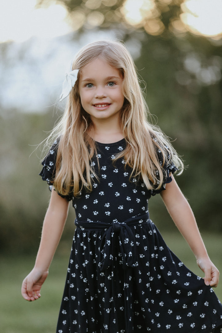 Avery Navy Floral Dress