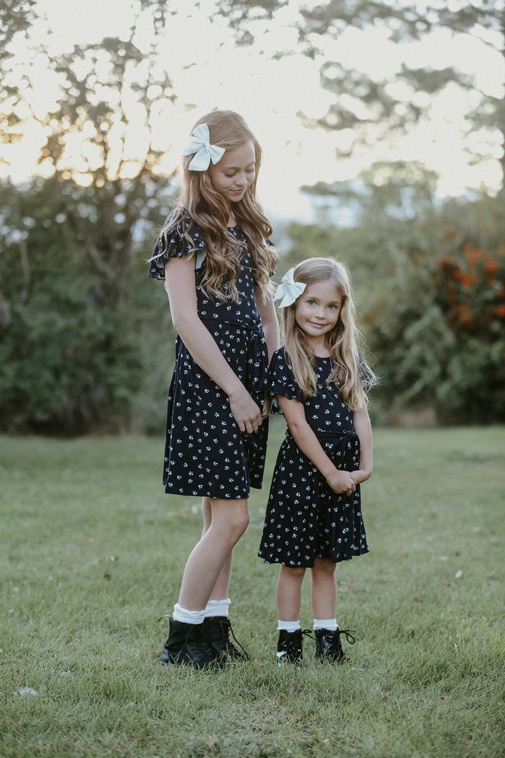 Avery Navy Floral Dress