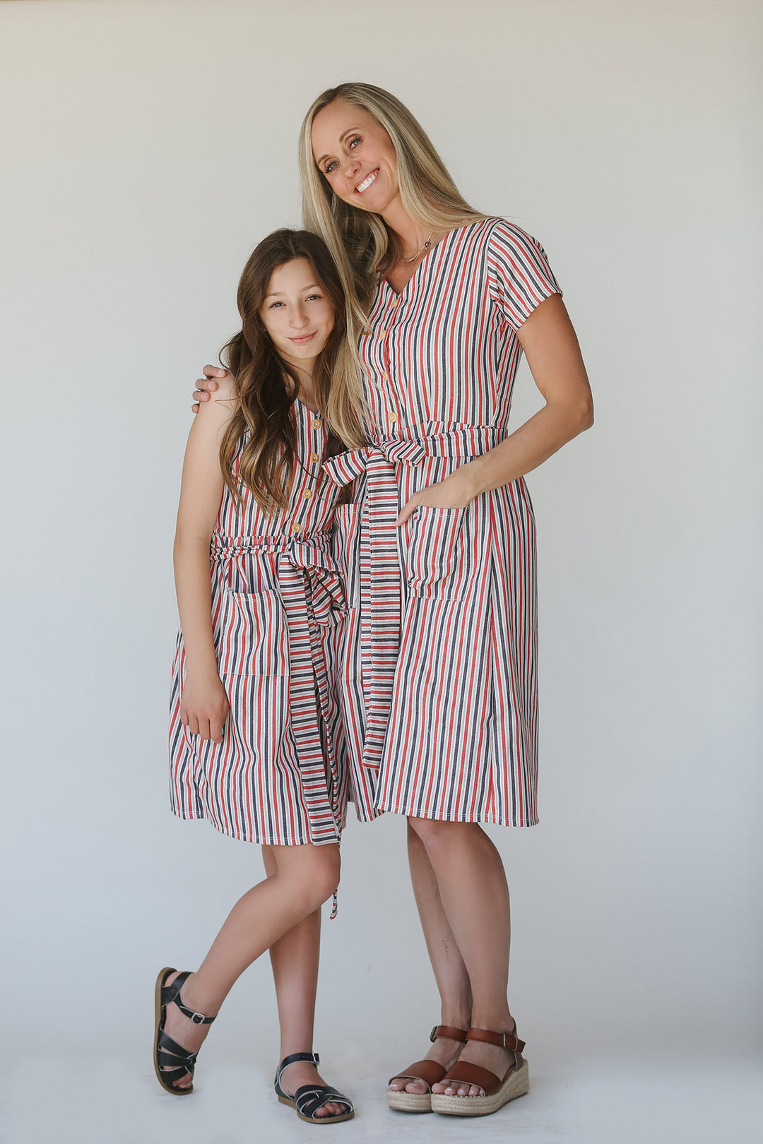 Briar Button Stripe Dress