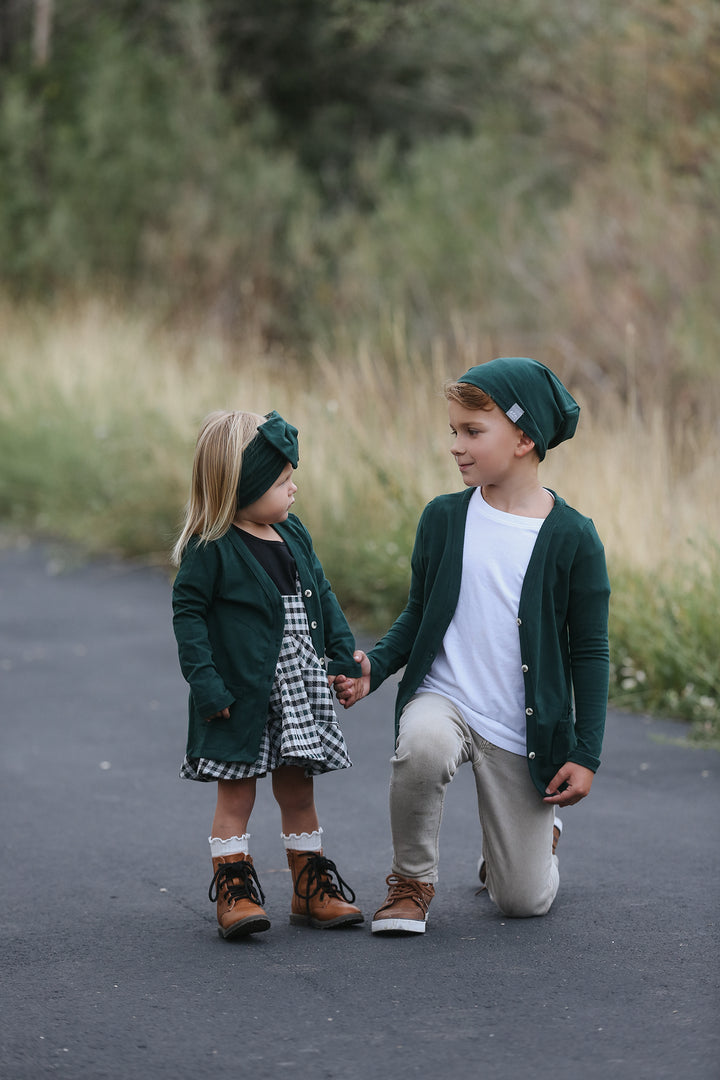 Polly Hunter Green Gingham Jumper Dress