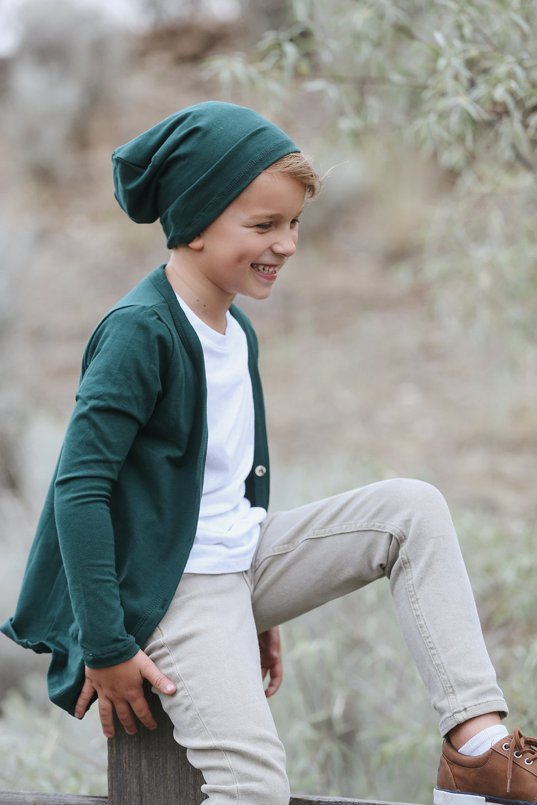 Hunter Green Cardigan