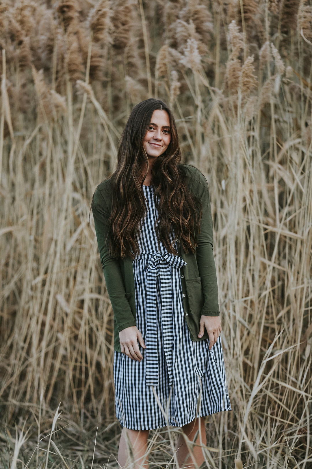 Forest Green Women's Cardigan