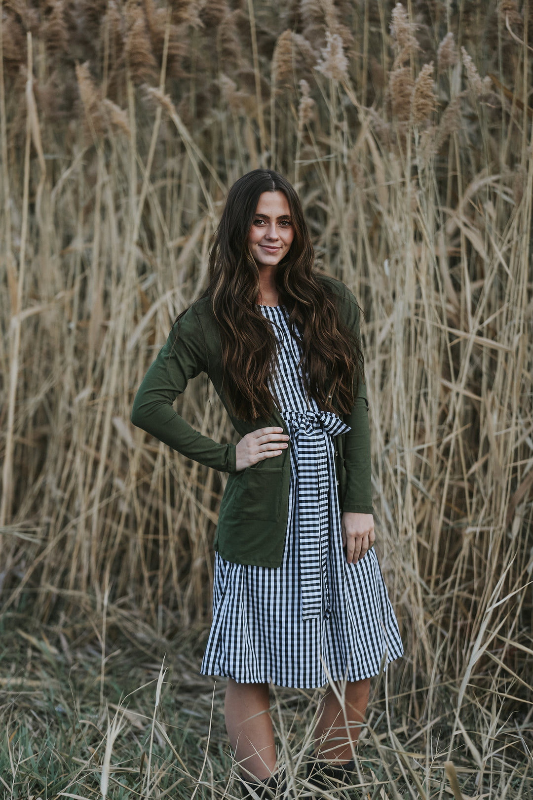 Forest Green Women's Cardigan