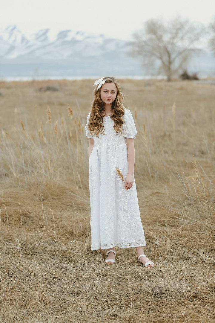 Juliet White Lace Dress