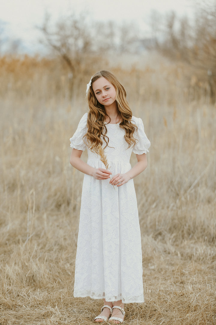 Juliet White Lace Dress