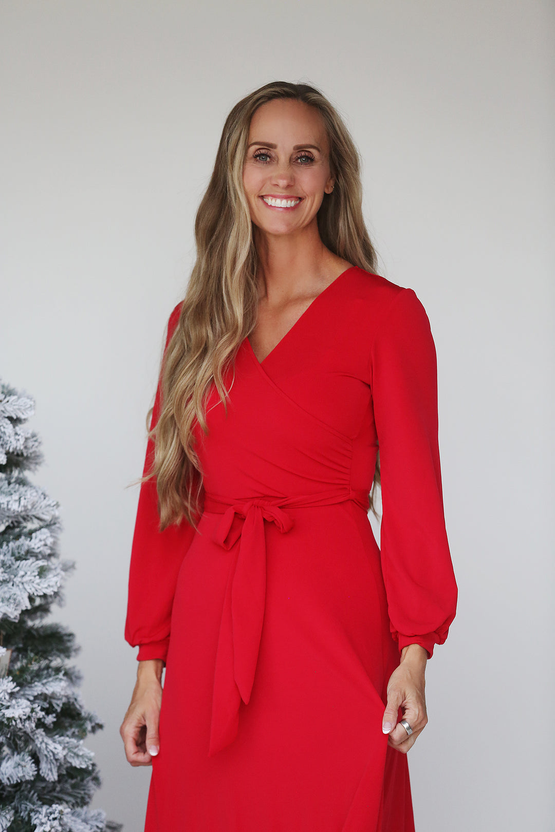 Aubri Red Women's Dress