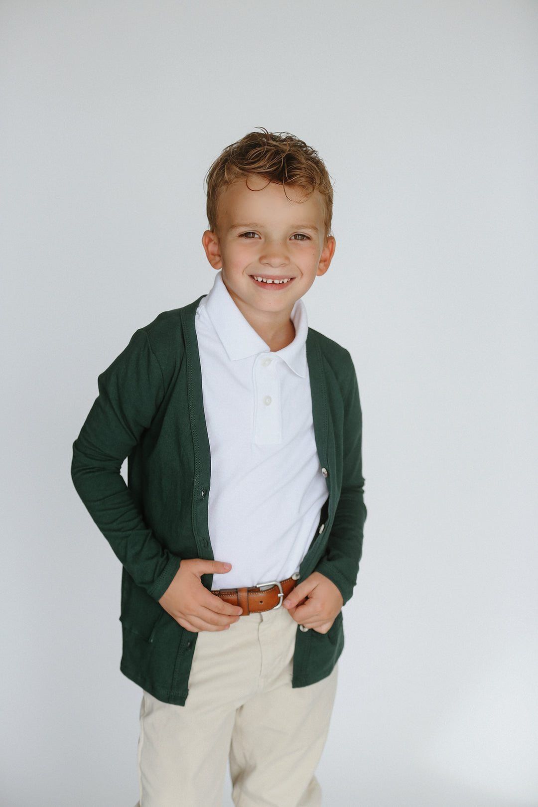 Hunter Green Cardigan