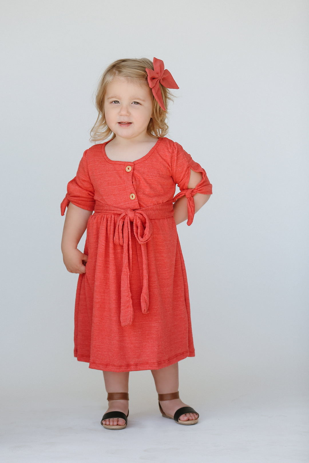 Haven Red Gauze Dress