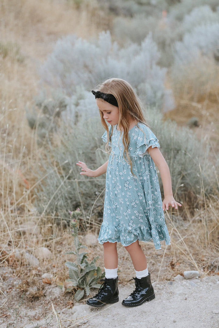 Millie Blue Foral Dress