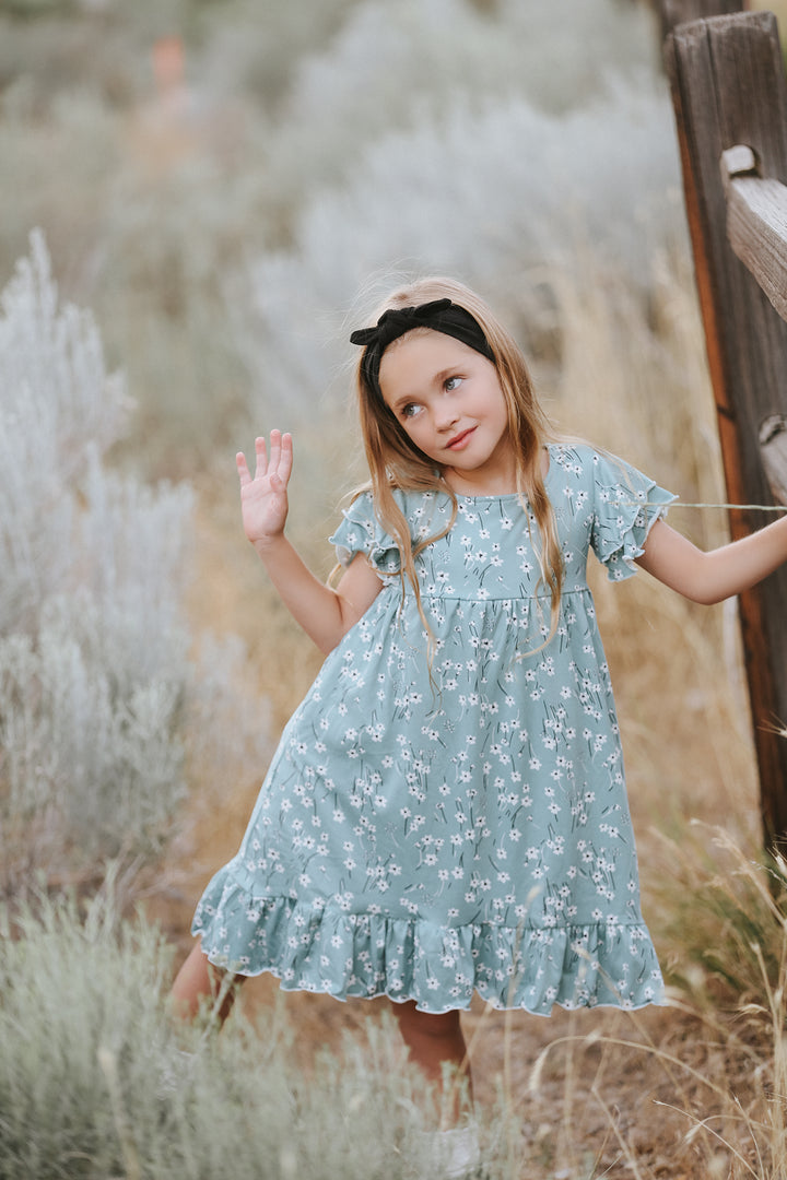 Millie Blue Foral Dress