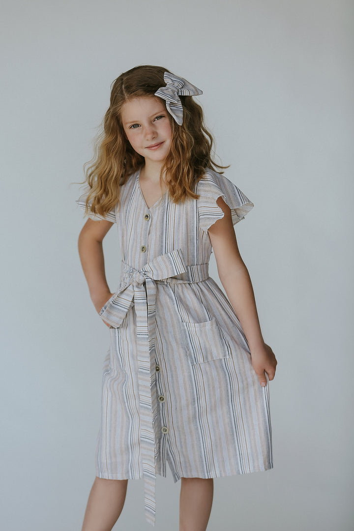 Jasper Linen Full Button Dress