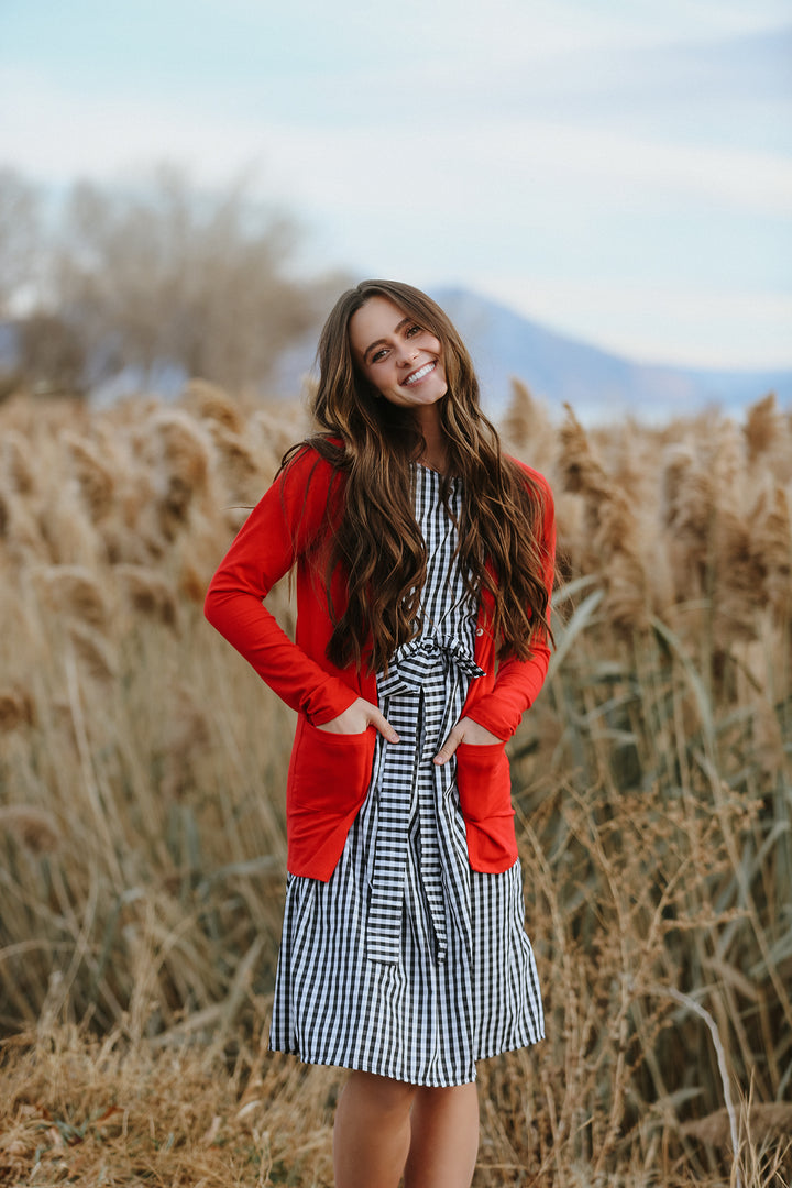 Red Women's Cardigans