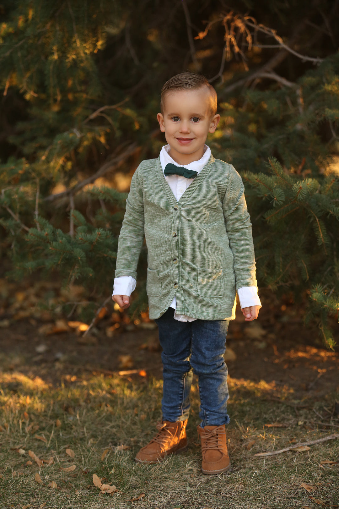 Hunter Green Bow Tie